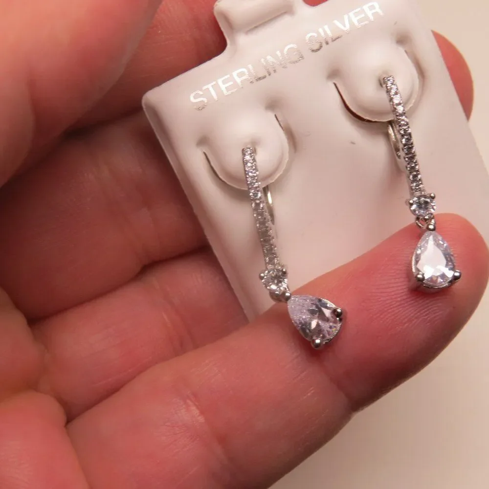 Sterling Silver Earring Hand Crafted Dangling